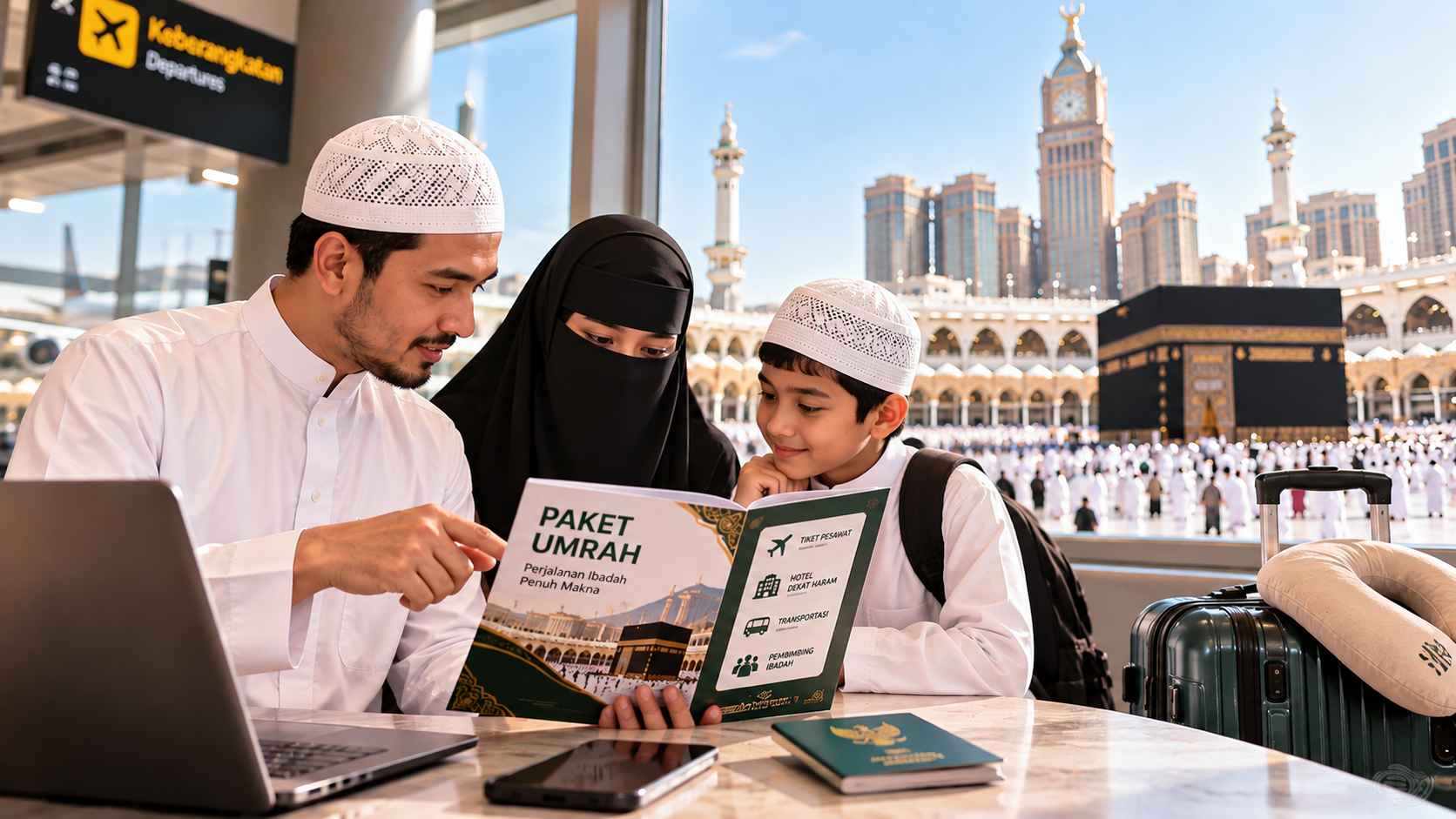 Waktu Terbaik Booking Seat Umrah Calon jamaah mempersiapkan booking seat umrah bersama keluarga sebelum menentukan jadwal keberangkatan
